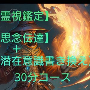 【霊視電話鑑定】【1点限りお安く出品】思念伝達+潜在意識書き換え。30分コース。ボイスリーティング。有形。良くお読み下さい。