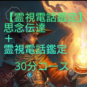 【霊視鑑定】思念伝達+霊視電話。30分コース。有形。ボイスリーティング。【1点限りお安く出品】良くお読み下さい。