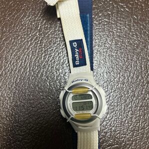Baby-G File CASIO カシオ 腕時計 ホワイト ネイビー