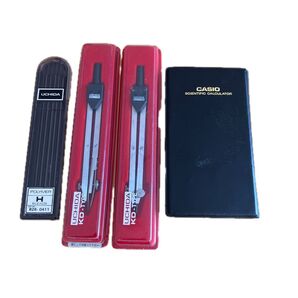 カシオ 電卓 UCHIDA KD-TYPE. 小文廻鉛筆 文房具 コンパス