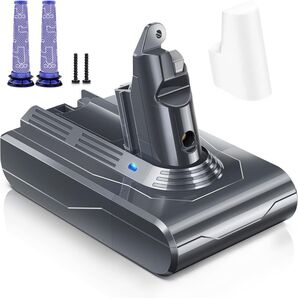 Morpilot V6 互換バッテリー フィルターセット DC62 バッテリー 5000mAh 大容量 互換 PSE認証済