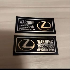 レクサス セキュリティステッカー