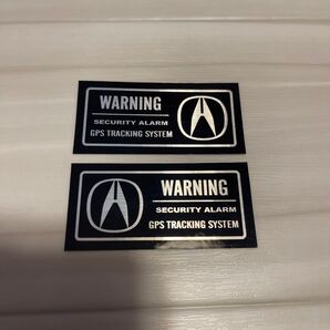 アキュラ セキュリティステッカー