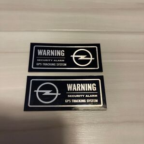 オペル セキュリティステッカー