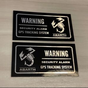 アバルト セキュリティステッカー