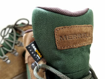 新品 定価25080円 MERRELL ONTARIO85MID WP メレル オンタリオ85ミッド FOREST US9,5 27,5㎝ 緑 茶 登山靴_画像6