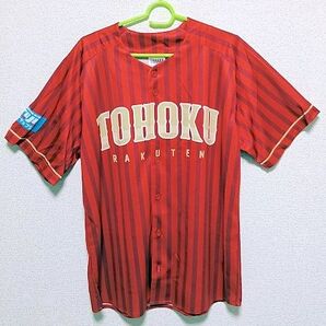 楽天イーグルス 赤ストライプ TOHOKU RAKUTEN ユニフォームM