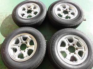 HS15726 ウェッズ キーラー ６Ｊ ＋３３ 195/80R15 107/105 LT 9.9分山 付き ２００系 ハイエース レジアスエース 等 店頭取り付け可