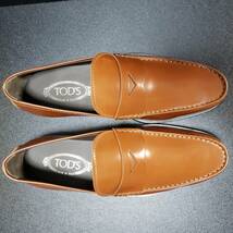 トッズ（TOD'S） ペニーローファー 茶 UK9_画像4