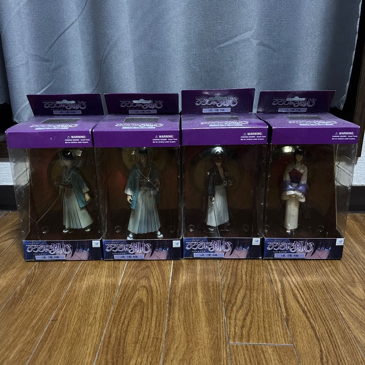 るろうに剣心 追憶編 緋村剣心 雪代巴 斎藤一 沖田総司 フィギュア 4体セット