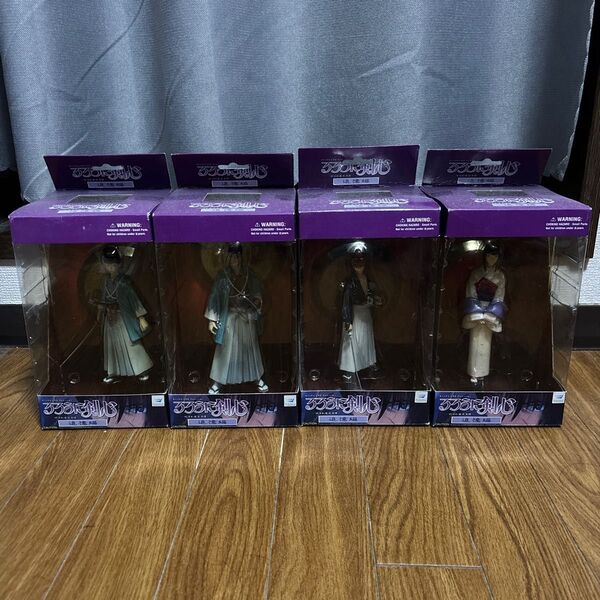 るろうに剣心 追憶編 緋村剣心 雪代巴 斎藤一 沖田総司 フィギュア 4体セット