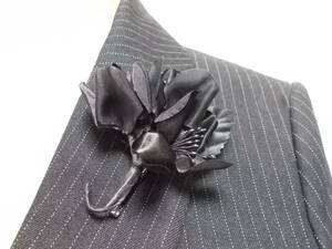  new goods black . flower corsage brooch black graduation ceremony go in . type wedding 