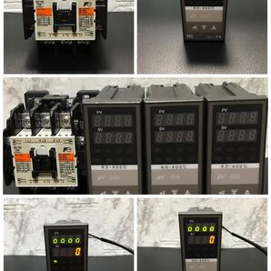 RKC REX-F4 温度コントローラー 0~200°C 【 3点】電磁接触器 SC-N2【1点】