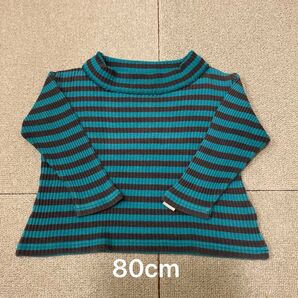 3can4on長袖 ハイネック Tシャツ カットソー 80cm 女の子