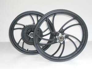 XJ750E レストア済み純正ホイールSET GUN KOTE FLAT BLACK塗装