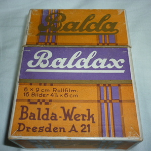 ■美品 極希少 1920年頃（大正9年）ドイツ製！Balda Baldax（バルダ バルダックス） Balda-Werk Dresden A21カメラの共箱の画像1