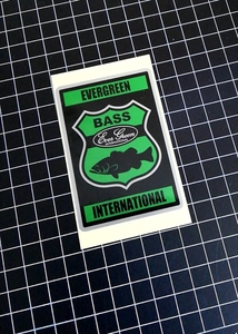 Ever Green Bass　インターナショナル　ブラックバス エバーグリーン　ステッカー　シール/BLACK 　コンバットスティック　インスパイア