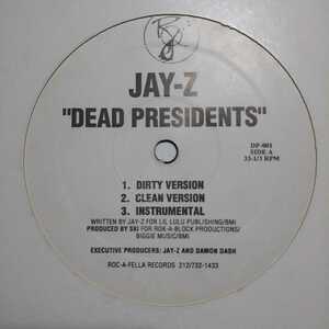 JAY-Z / DEAD PRESIDENTS / JAY-Z'S LISTENING PARTY /SKI/ブーンバップ/90'S HIP HOP/90年代ヒップホップ