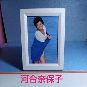 ★河合奈保子★21/額装品/ハガキ大/切り抜き/当時物/写真集/昭和/歌手/女優/タレント/アイドル/巨乳/豊乳/パート4/送料込