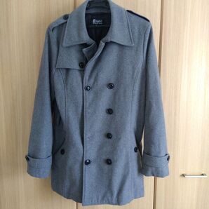 8(eight) Pコート グレー メンズ