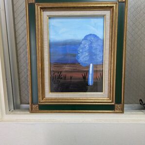 絵画 アクリル画 風景画 幻想の木