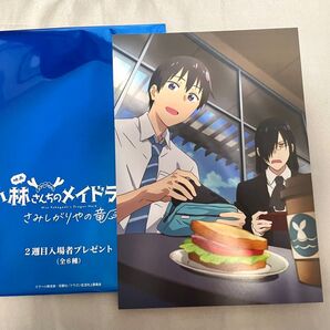 映画 小林さんちのメイドラゴン さみしがりやの竜 入場者特典 プレゼント 2週目 第2弾 フォト風イラストカード 未使用品セット