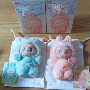 POP MART Big into Energy ラブブ ぬいぐるみペンダント2種セット!