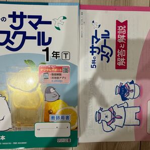 【2025年度版】5科のサマースクール 1年 T 教師用書 解答と解説 明治図書