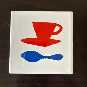 特価 柚木沙弥郎多治見タイル life・LIFE展限定品 カップとスプーン