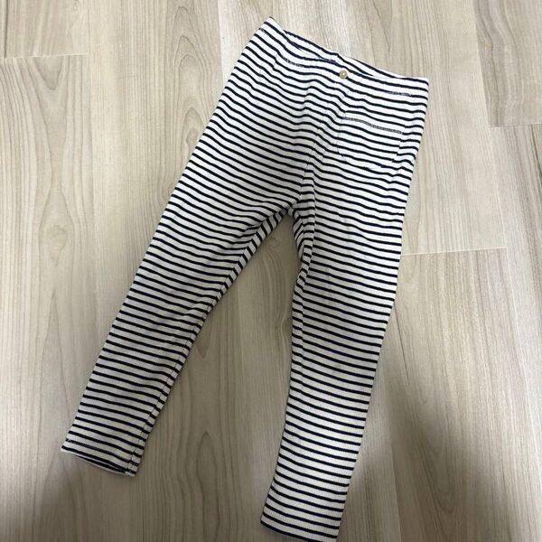 ZARA ボーダー レギンス