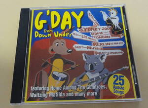 G'Day From Down Under CD 25 AUSSIE SONGS Holborne Australasia オーストラリア フォークカントリー