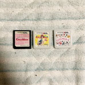 動作確認済 ガールズモード3本セット ガールズモード4 ソフトのみ DS 3DS