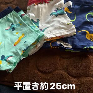 新品未使用かわいい柄のランダム男の子用ボクサーブリーフ3枚パック、コットン95%ポリ5%A値下げ!