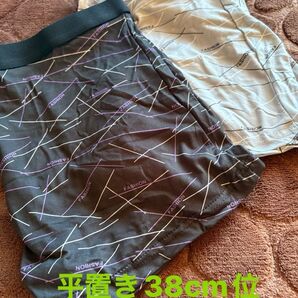 未使用メンズボクサーパンツ(黒、ウスグレー)2枚組値下げ!値下げ!