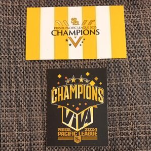 福岡ソフトバンクホークス優勝記念ステッカー 2024,2025セット
