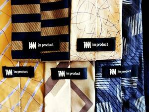 * super SALE*N1301[ all *[ Miyake one raw ] Issey Miyake. necktie 5 pcs set .! super bargain!] necktie ③