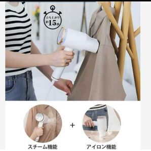 スチームアイロン 衣類用 2way スチーム&プレス兼用 未使用 立ってアイロン