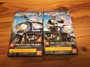 SHODO-X. перемещение . Kamen Rider 10 голубой VERSION A-Side B-Side 2 вида комплект 