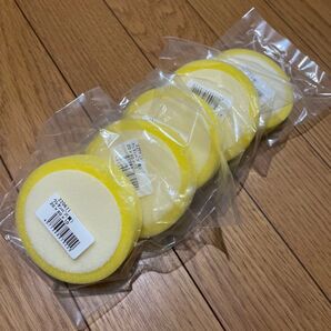 コンパクトツール ウレタンバフ中目(黄)80mm 5枚