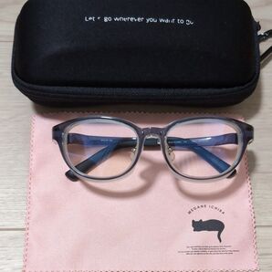 花粉メガネ キッズ用 眼鏡市場 黒色 美品