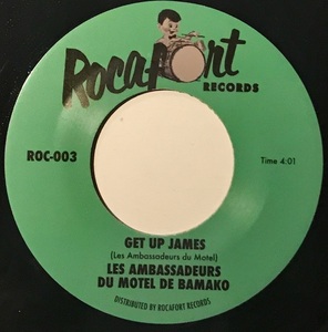 [試聴]JBカヴァーFUNK45s　Les Ambassadeurs Du Motel De Bamako // Get Up James / Make It Funky [EP]ファンクROC003カバー ファンキー 7