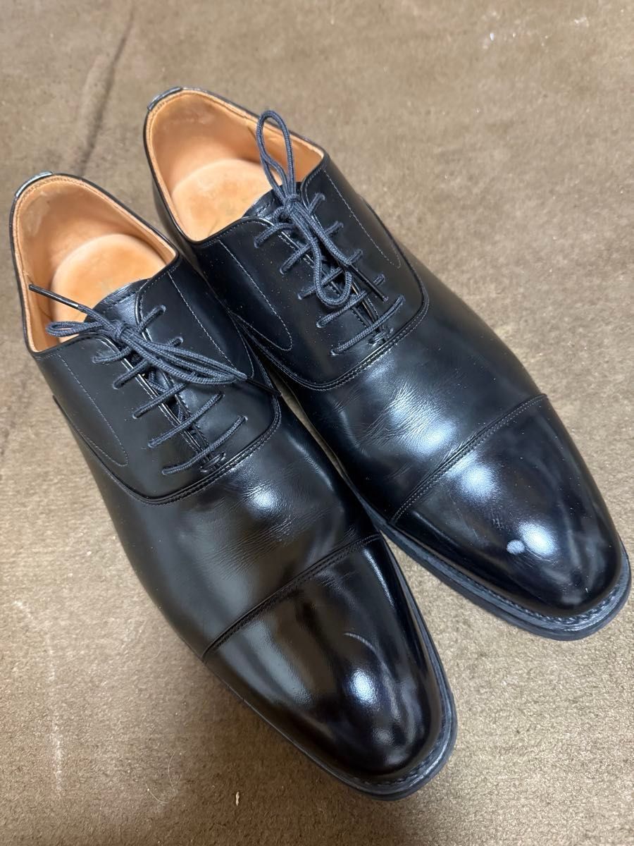 スコッチグレイン　ビジネスシューズ 紳士靴 ストレートチップ 黒 