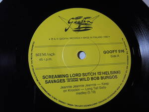 Screaming Lord Sutch And The Helsinki Savages feat.Wild Bob Burgos / Finland 5 Songs 7&#34; EP　