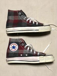 CONVERSE ALL STAR チェック柄 スニーカー　　Made in USA Size 4.5 (23.5 cm) 