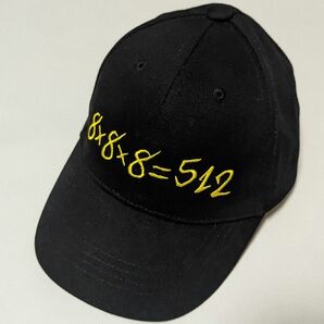 8×8×8=512 ハハノシキュウ キャップ 黄色 イエロー 帽子
