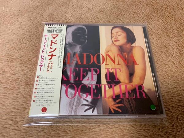良品　レア　MADONNA マドンナ　KEEP IT TOGETHER 90年 日本盤　帯付き　CD マドンナ キープ・イット・トゥゲザー　送料無料