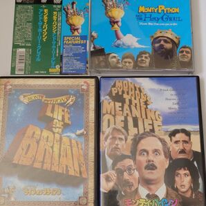 モンティ・パイソン 劇場版DVD 3点セット ホーリーグレイル ライブオブブライアン 人生狂騒曲 コメディ 聖杯 笑い