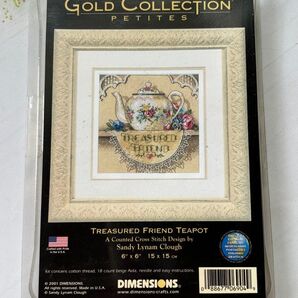 Dimensions 刺繍クロスステッチキット TREASURED FRIEND TEAPOT