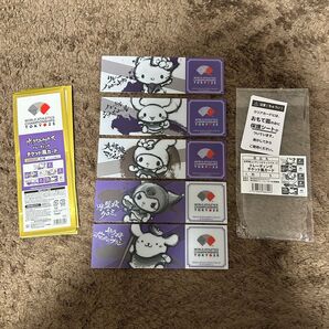世界陸上 サンリオ トレーディングチケット風カード 5枚セット コンプリートセット
