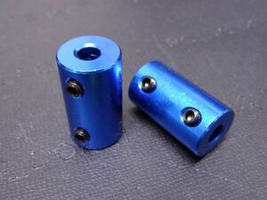 4X8/ 4MM-8MM/ aluminium / rod joint / connection for / Capri navy blue / hex socket set screw / blue / strut coupler joint 